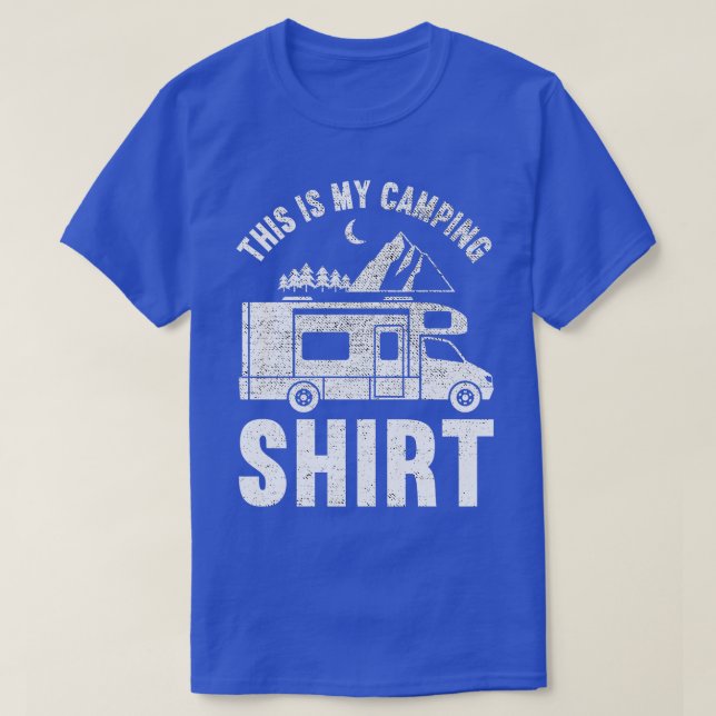 This Is My Camping  Camping Trailer Camper Van 2 T-Shirt (Design Front)