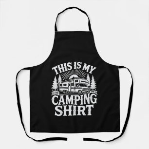 This Is My Camping Funny Camper Apron