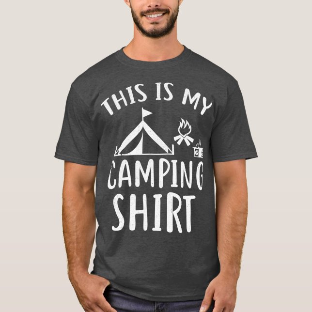 This Is My Camping  Funny Camper Gift Idea T-Shirt (Front)