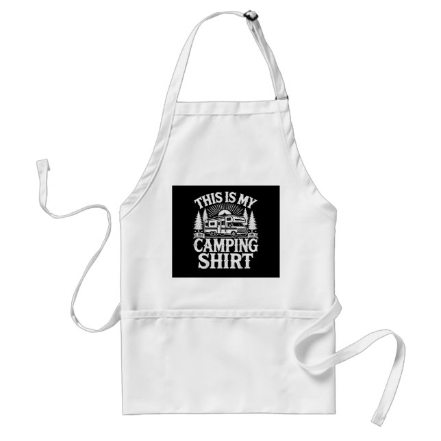 This Is My Camping Funny Camper Standard Apron (Front)