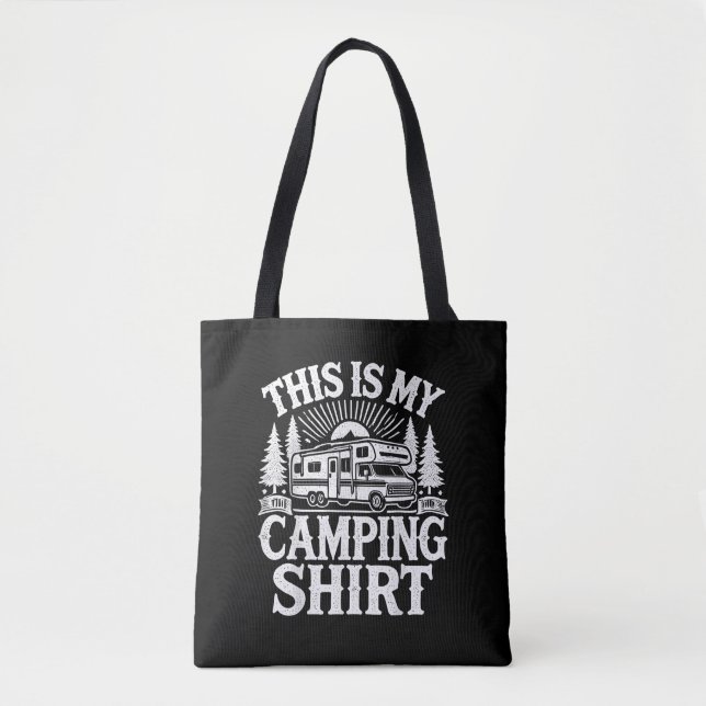 This Is My Camping Funny Camper Tote Bag (Front)