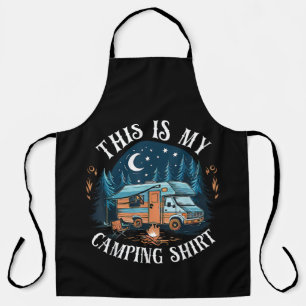 This Is My Camping Hiking Funny Camper Apron
