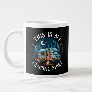 This Is My Camping Hiking Funny Camper Large Coffee Mug
