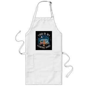 This Is My Camping Hiking Funny Camper Long Apron