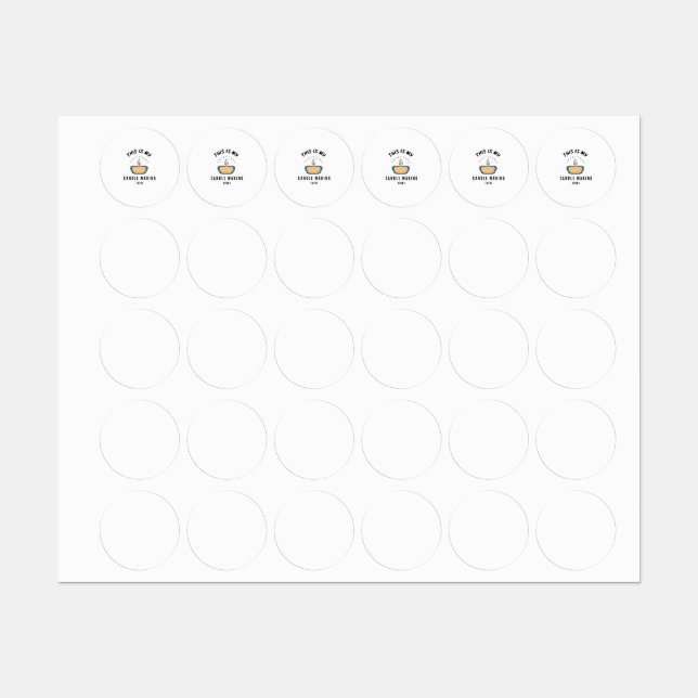 this is my  candle making shirt (Sheet)