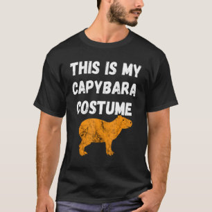 This Is My Capybara Water Pig Rodent Costume T-Shirt