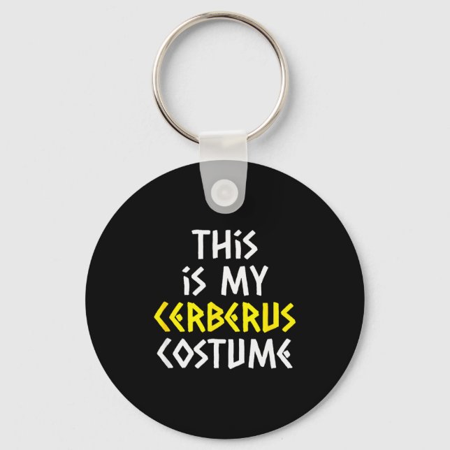 This Is My Cerberus Costume Halloween Greek Mythol Key Ring (Front)
