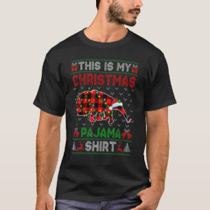 This Is My Christmas Anteater Pajama Xmas Lights T-Shirt