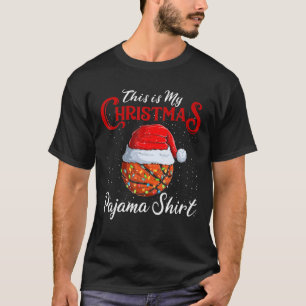 This Is My Christmas Basketball Pajama For Boys Me T-Shirt