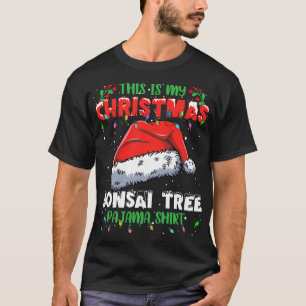This Is My Christmas Bonsai Tree Christmas Lights T-Shirt