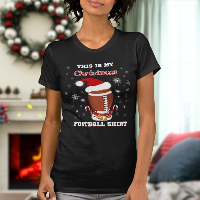 This is My Christmas Football Shirt With Snacks (Creator Uploaded)
