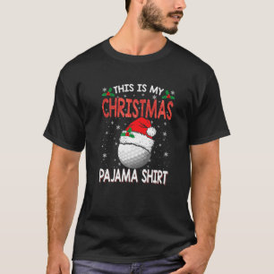 This Is My Christmas Golf Pajama For Boys, Adults T-Shirt