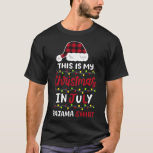 This Is My Christmas In July Pajama Shirt Men Wome