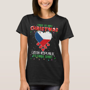 This Is My Christmas Lights Love Czech Republic Fl T-Shirt