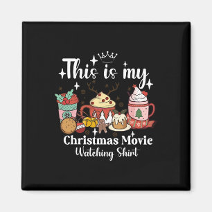 This Is My Christmas Movie Watching Shirt Family M Magnet