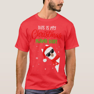 This Is My Christmas Pajama Alpaca Llama Funny T-Shirt
