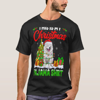 This Is My Christmas Pajama American Eskimo Dog Lo T-Shirt