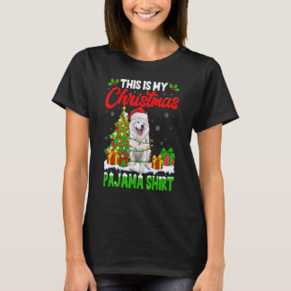 This Is My Christmas Pajama American Eskimo Dog Lo T-Shirt