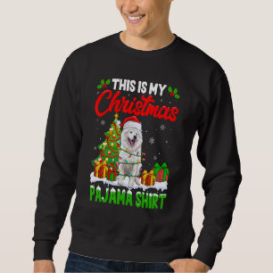 This Is My Christmas Pajama American Eskimo Dog Sweatshirt