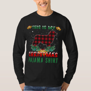 This Is My Christmas Pajama Australian Shepherd Lo T-Shirt