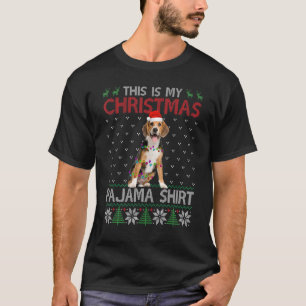 This Is My Christmas Pajama Beagle Light Dog T-Shirt