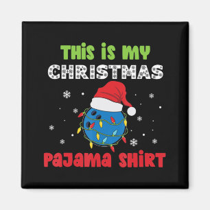 This Is My Christmas Pajama Bowling Fun Christmas Magnet