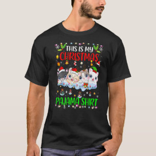 This Is My Christmas Pajama Cat Christmas 2022 T-Shirt