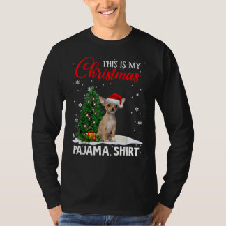 This Is My Christmas Pajama Chihuahua Xmas Dog T-Shirt