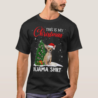 This Is My Christmas Pajama Chihuahua Xmas Dog T-Shirt