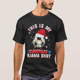 This Is My Christmas Pajama Cute Christmas Soccer T-Shirt