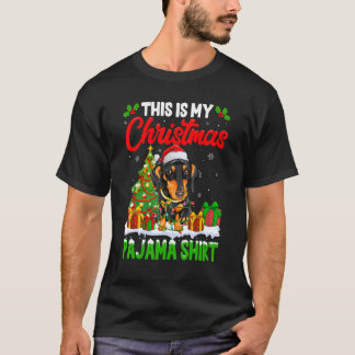 This Is My Christmas Pajama Dachshund Dog T-Shirt