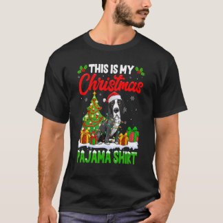 This Is My Christmas Pajama  Dane Dog T-Shirt