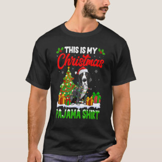 This Is My Christmas Pajama Dane Dog T-Shirt