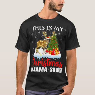 This Is My Christmas Pajama Deer Matching Family T-Shirt
