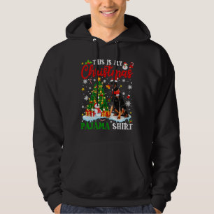 This Is My Christmas Pajama Doberman 96 Hoodie