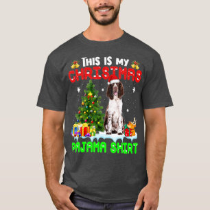 This Is My Christmas Pajama English Springer Span T-Shirt