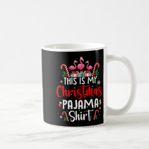 This Is My Christmas Pajama Flamingos Holiday Fun Coffee Mug