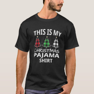 This Is My Christmas Pajama Funny Christmas T-Shirt