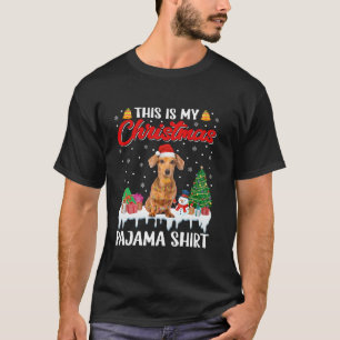 This Is My Christmas Pajama Funny Dachshund Dog Sa T-Shirt