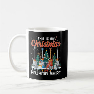 This Is My Christmas Pajama Funny Guitar Xmas Musi Coffee Mug
