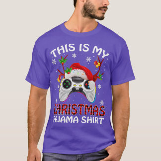This Is My Christmas Pajama  Funny Santa Xmas Holi T-Shirt