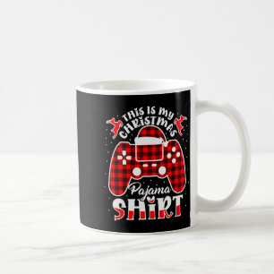 This Is My Christmas Pajama Gamer Shirt Christmas  Coffee Mug