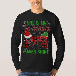 This Is My Christmas Pajama Gamer T-Shirt