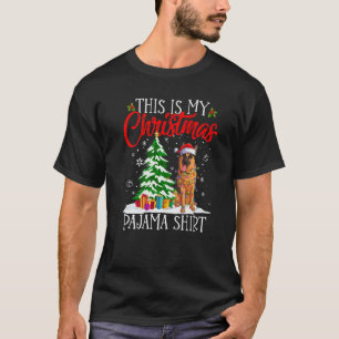This Is My Christmas Pajama German Shepherd Christ T-Shirt