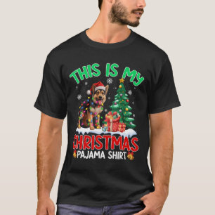 This Is My Christmas Pajama German Shepherd Dog Lo T-Shirt