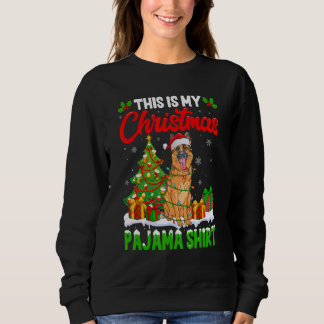 This Is My Christmas Pajama German Shepherd Dog Sweatshirt