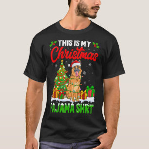 This Is My Christmas Pajama German Shepherd Dog T-Shirt