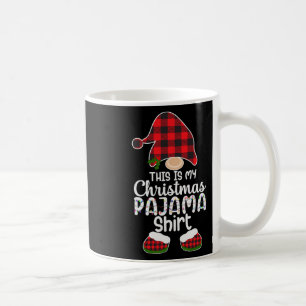 This Is My Christmas Pajama Gnome Xmas Red Plaid 1 Coffee Mug