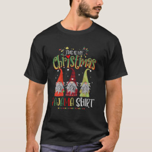 This Is My Christmas Pajama Gnomes Merry Xmas Gnom T-Shirt