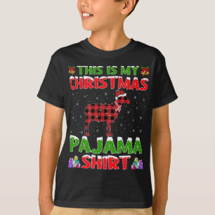 This Is My Christmas Pajama Goat Christmas T-Shirt
